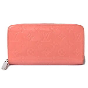 Louis Vuitton Wallet Vernis Patent Rose Pink Riche Zip Around